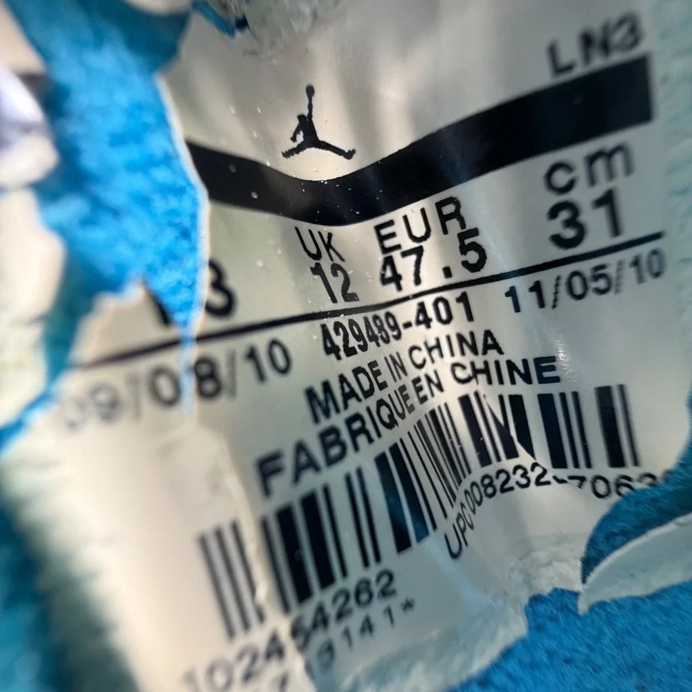 Air Jordan 1 Flight 5 Premium Orion Blue‎ 429489-401 Sz 13 2010